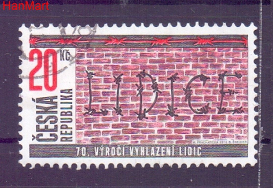 Znaczek Czechy 2012 Mi mpl721j Stemplowane