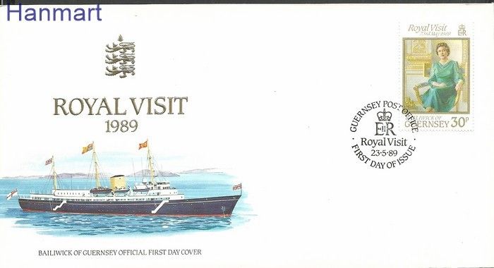 Znaczek Guernsey 1989 Mi 459 FDC