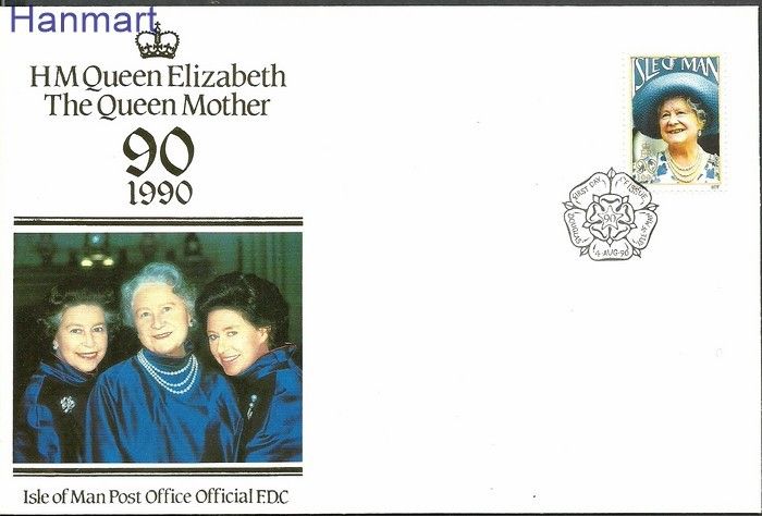 Znaczek Wyspa Man 1990 Mi 437 FDC