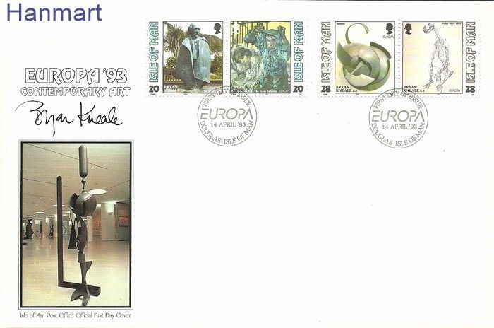 Znaczek Wyspa Man 1993 Mi 546-549 FDC