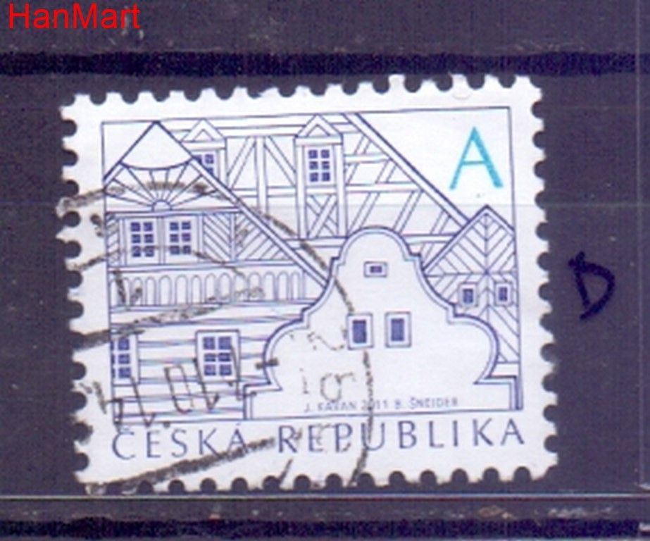 Znaczek Czechy 2012 Mi mpl752d Stemplowane