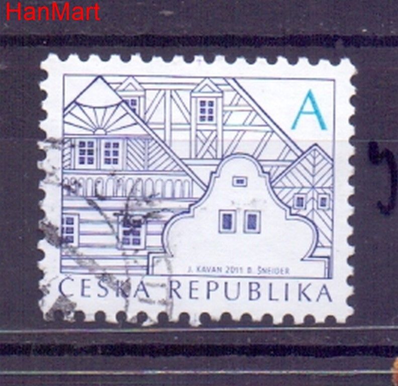 Znaczek Czechy 2012 Mi mpl752j Stemplowane