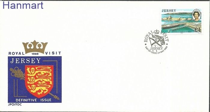 Znaczek Jersey 1989 Mi 484 FDC