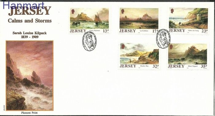 Znaczek Jersey 1989 Mi 496-500 FDC