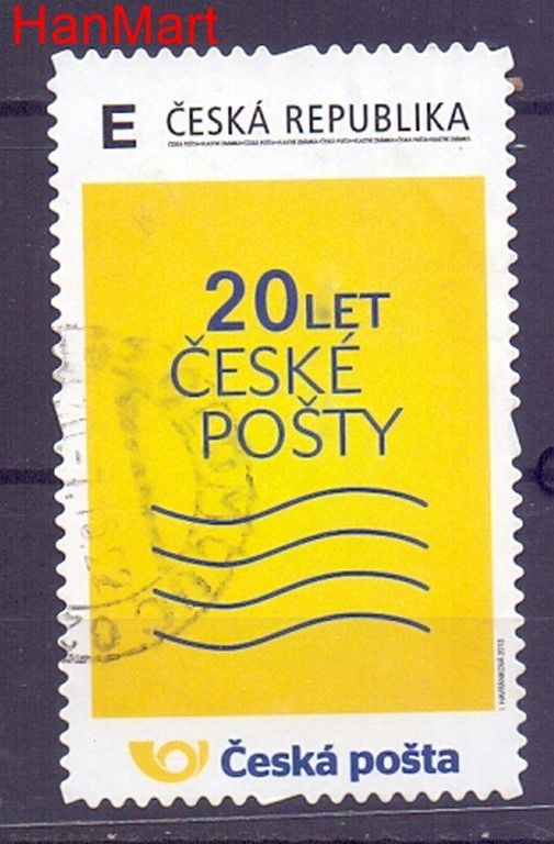 Znaczek Czechy 2013 Mi mpl781Sc Stemplowane