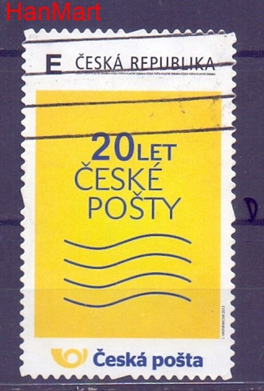 Znaczek Czechy 2013 Mi mpl781Sd Stemplowane