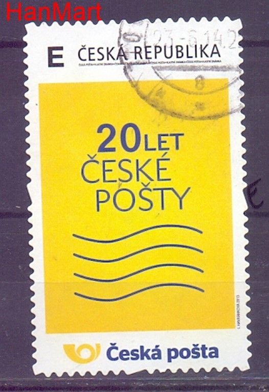 Znaczek Czechy 2013 Mi mpl781Se Stemplowane