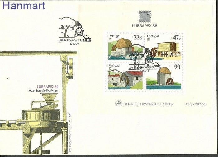 Znaczek Portugalia 1986 Mi bl53 FDC