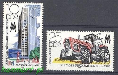 Znaczek NRD / DDR 1980 Mi 2498-2499 Czyste **