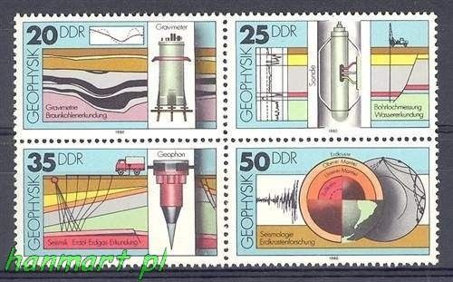 Znaczek NRD / DDR 1980 Mi 2557-2560 Czyste **