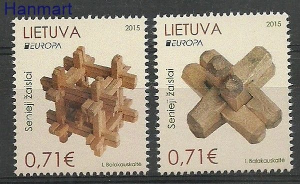 Znaczek Litwa 2015 Mi 1187-1188 Czyste **