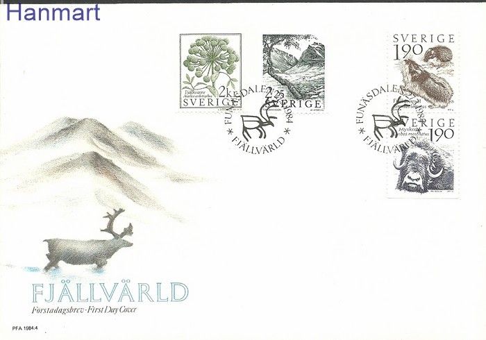 Znaczek Szwecja 1984 Mi 1272-1275 FDC