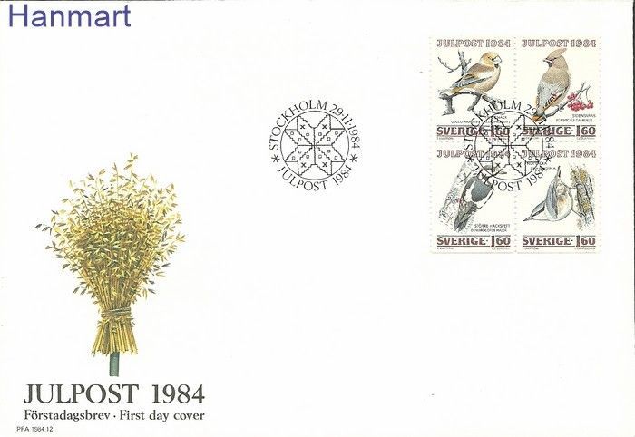 Znaczek Szwecja 1984 Mi 1307-1310 FDC