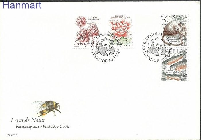 Znaczek Szwecja 1985 Mi 1322-1325 FDC