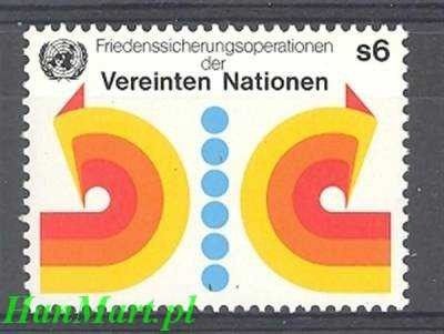 Znaczek Narody Zjednoczone Wiedeń 1980 Mi 11 Czyste **
