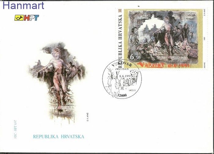 Znaczek Chorwacja 1997 Mi 420b FDC