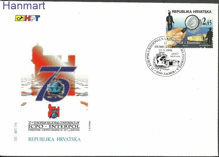 Znaczek Chorwacja 1998 Mi 458 FDC