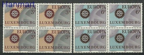 Znaczek Luksemburg 1967 Mi 748-749 Czyste **
