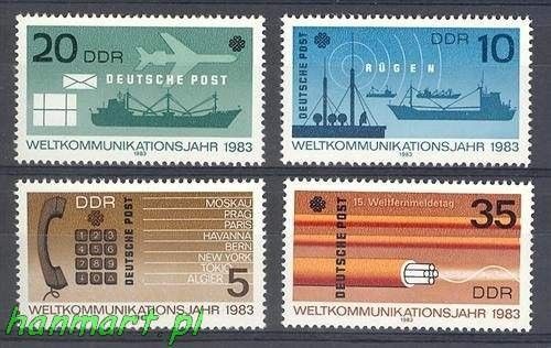 Znaczek NRD / DDR 1983 Mi 2770-2773 Czyste **