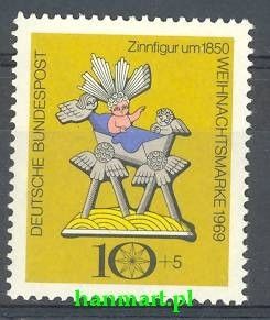Znaczek Niemcy 1969 Mi 610 Czyste **