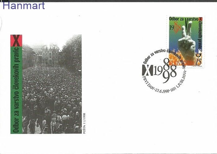 Znaczek Słowenia 1998 Mi 232 FDC