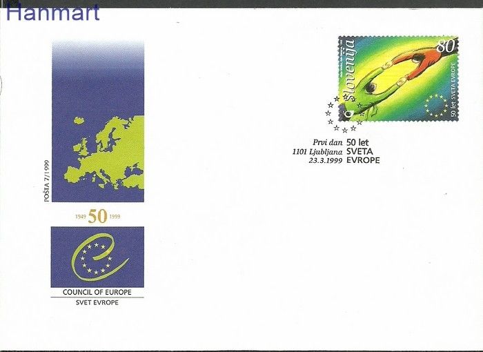 Znaczek Słowenia 1999 Mi 258 FDC