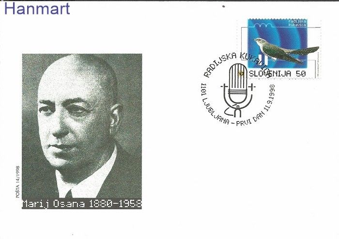 Znaczek Słowenia 1998 Mi 236 FDC