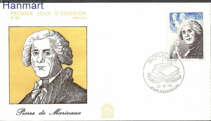Znaczek Monako 1988 Mi 1890 FDC