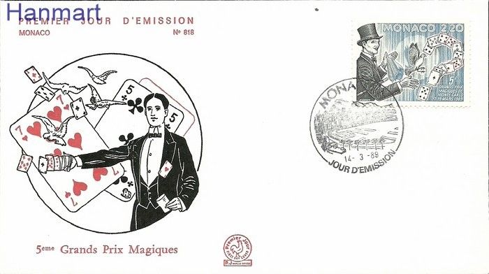Znaczek Monako 1989 Mi 1904 FDC