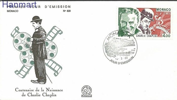 Znaczek Monako 1989 Mi 1906 FDC