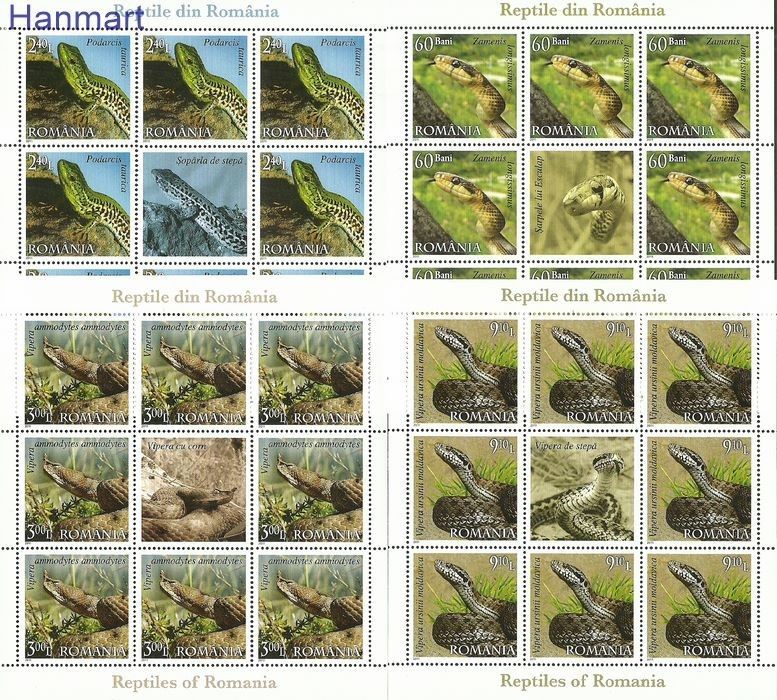 Znaczek Rumunia 2011 Mi ark6485-6488 Czyste **