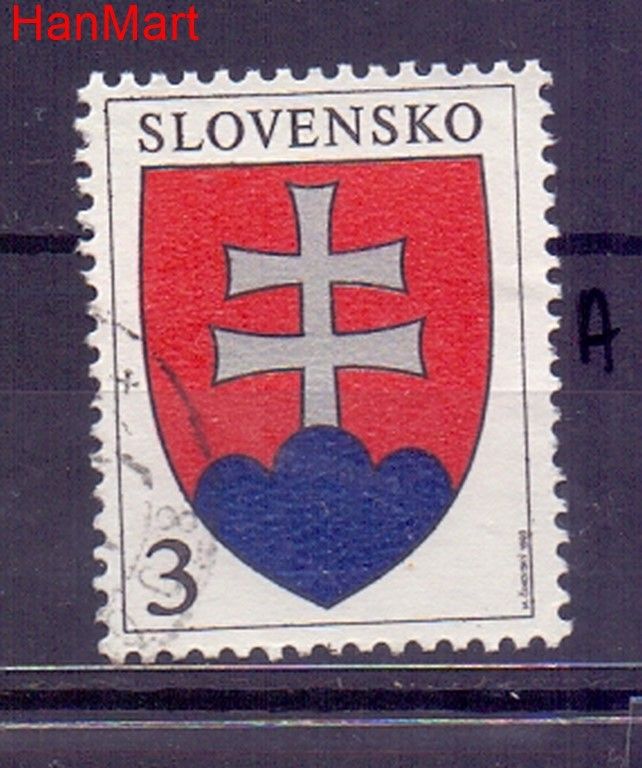 Znaczek Słowacja 1993 Mi mpl162a Stemplowane