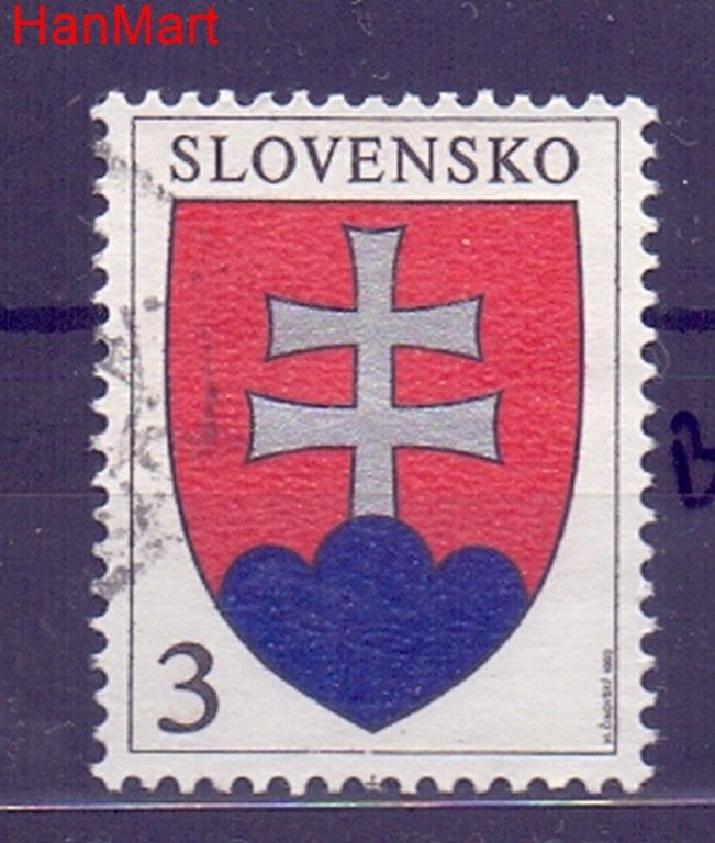 Znaczek Słowacja 1993 Mi mpl162b Stemplowane
