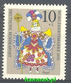 Znaczek Niemcy 1970 Mi 655 Czyste **