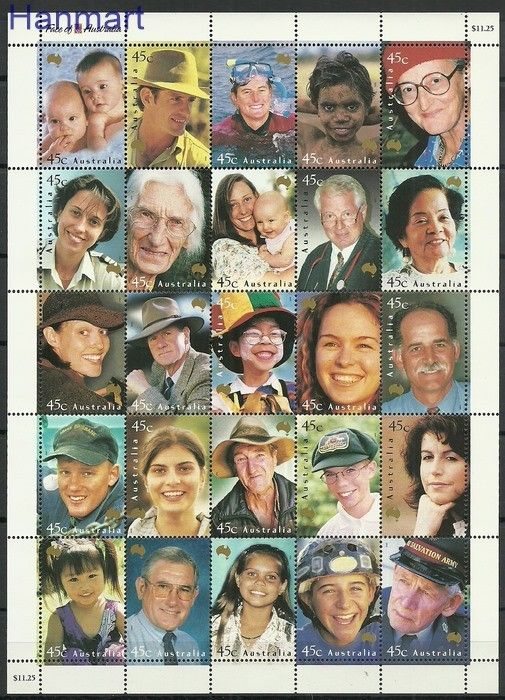 Znaczek Australia 2000 Mi ark1869-1893 Czyste **
