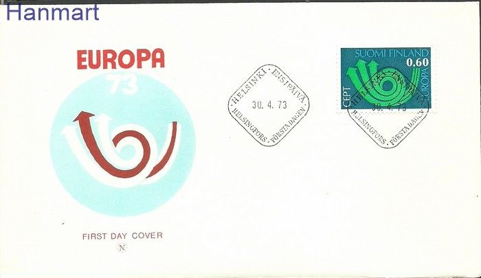 Znaczek Finlandia 1973 Mi 722 FDC