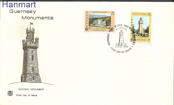 Znaczek Guernsey 1978 Mi 161-162 FDC