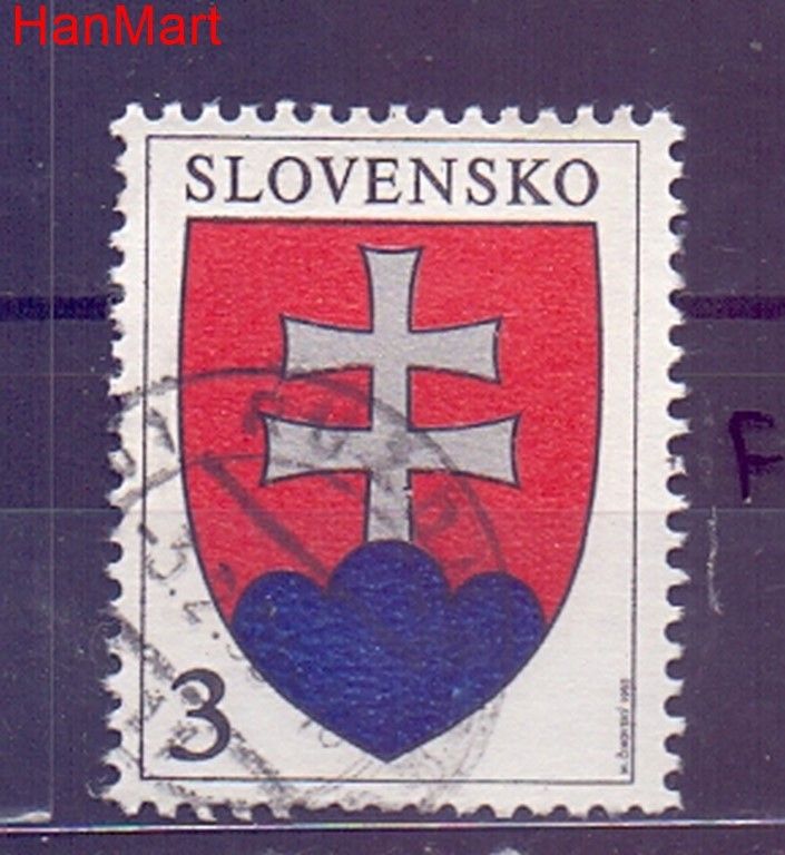 Znaczek Słowacja 1993 Mi mpl162f Stemplowane