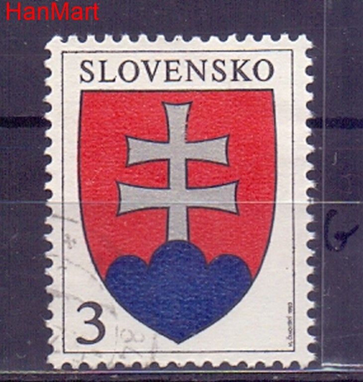 Znaczek Słowacja 1993 Mi mpl162g Stemplowane