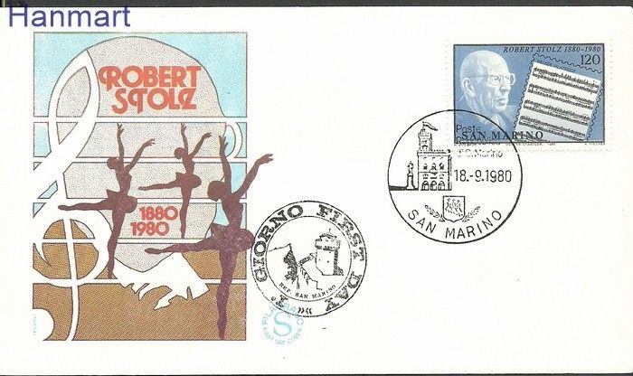 Znaczek San Marino 1980 Mi 1219 FDC