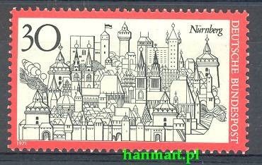 Znaczek Niemcy 1971 Mi 678 Czyste **