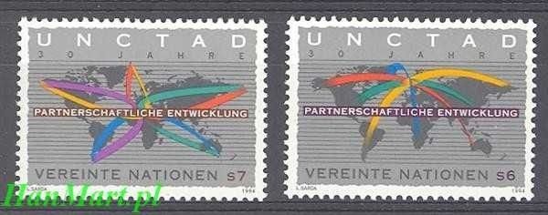 Znaczek Narody Zjednoczone Wiedeń 1994 Mi 176-177 Czyste **