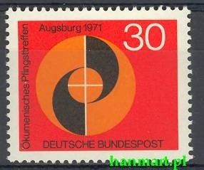 Znaczek Niemcy 1971 Mi 679 Czyste **