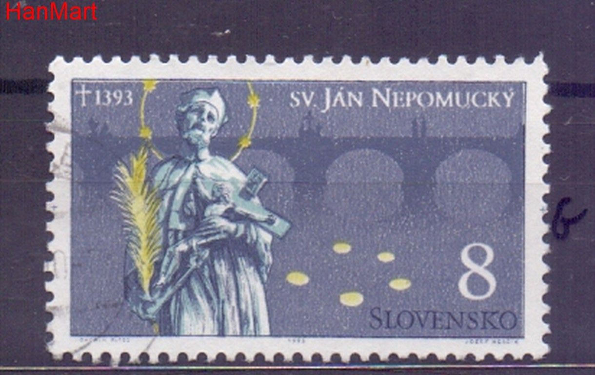 Znaczek Słowacja 1993 Mi mpl167g Stemplowane