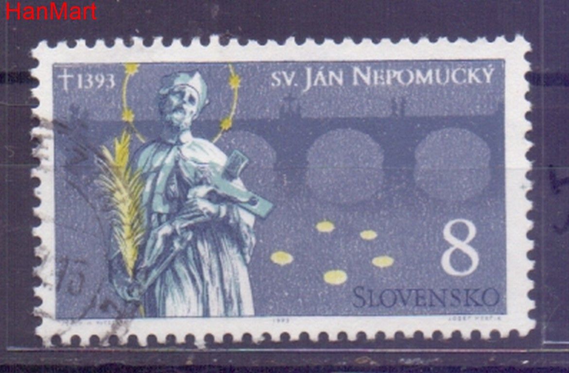 Znaczek Słowacja 1993 Mi mpl167j Stemplowane