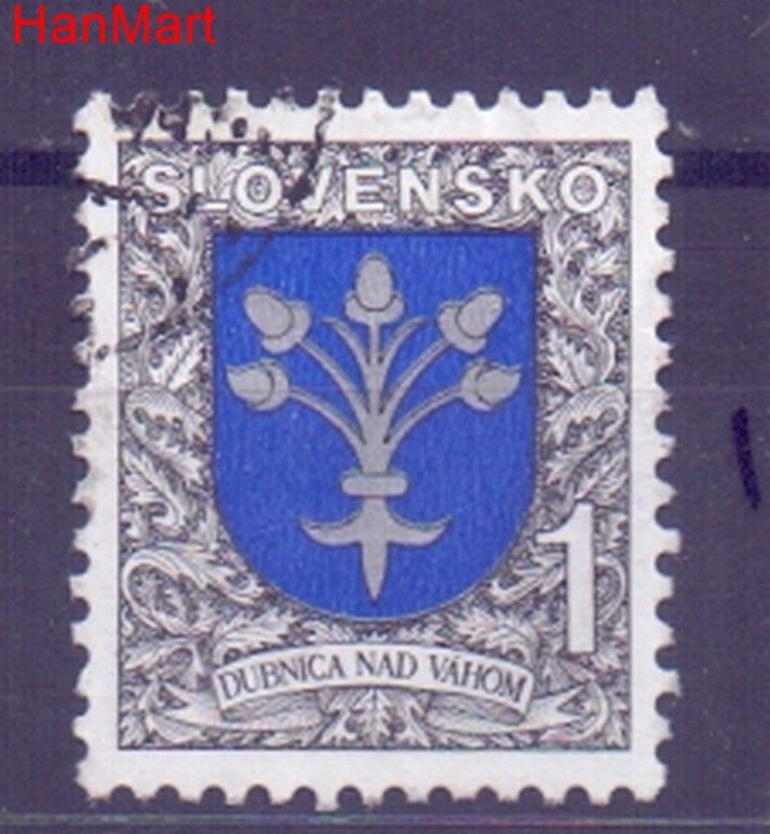 Znaczek Słowacja 1993 Mi mpl177i Stemplowane