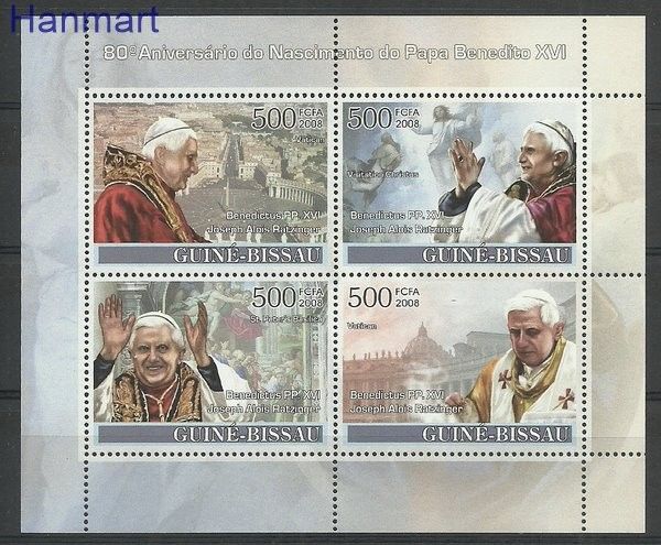 Znaczek Gwinea Bissau 2008 Mi ark3732-3735 Czyste **