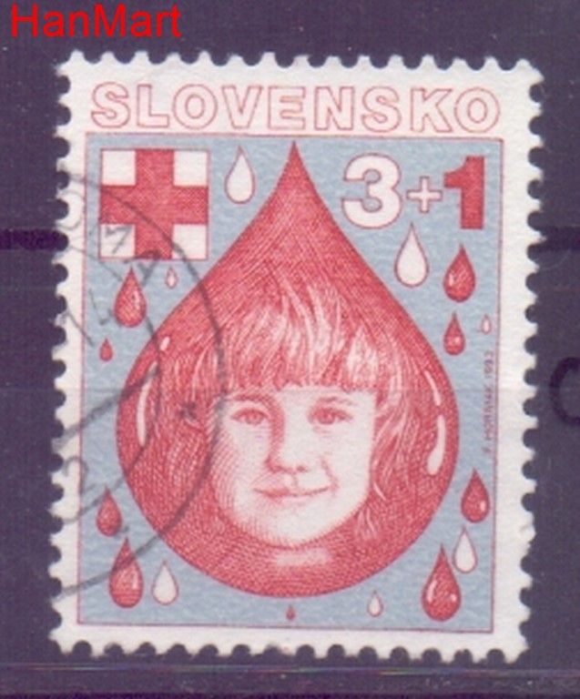 Znaczek Słowacja 1993 Mi mpl182c Stemplowane
