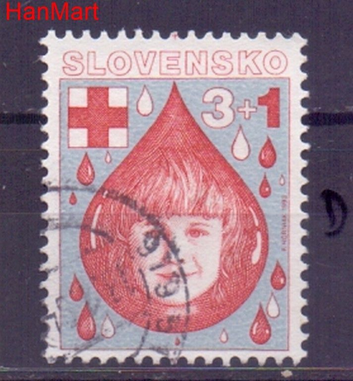 Znaczek Słowacja 1993 Mi mpl182d Stemplowane