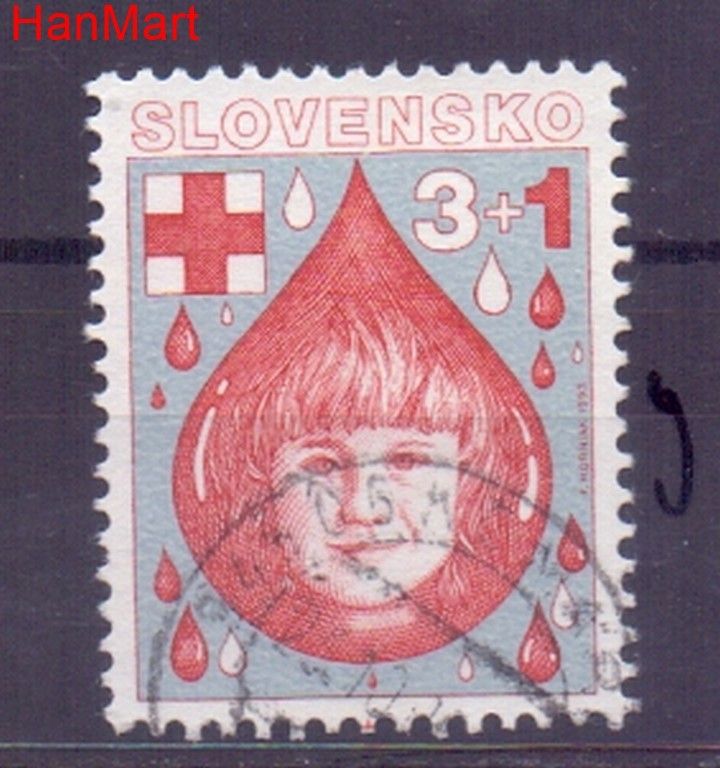 Znaczek Słowacja 1993 Mi mpl182j Stemplowane